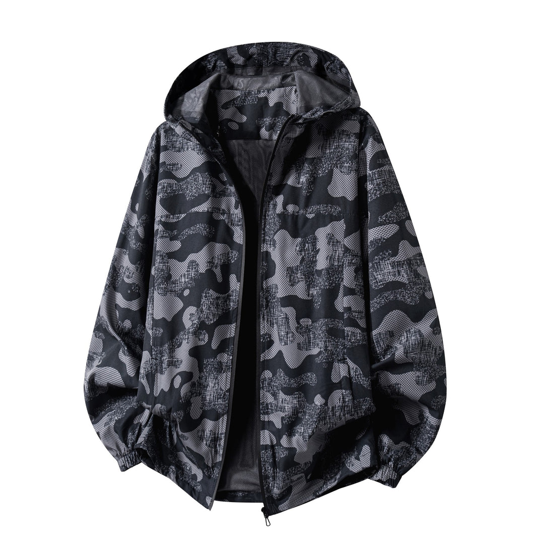 Herren Sportliche Camo-Funktionsjacke Drune