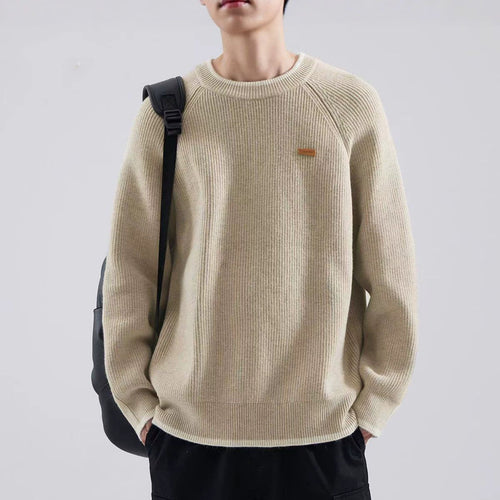 Herren Gemütlicher Strickpullover Drune