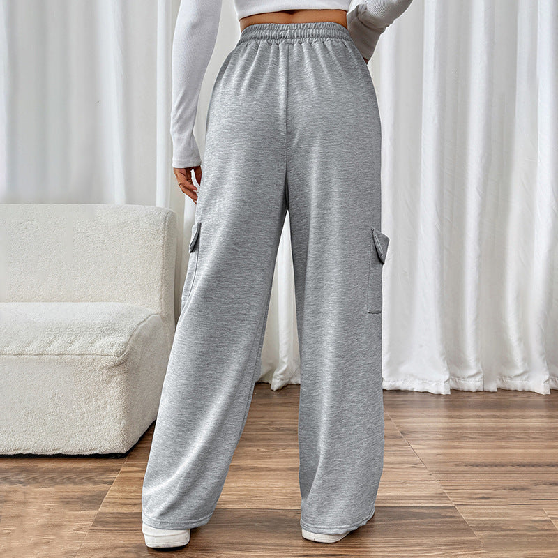 Damen Bequeme Cargo-Hose Drune