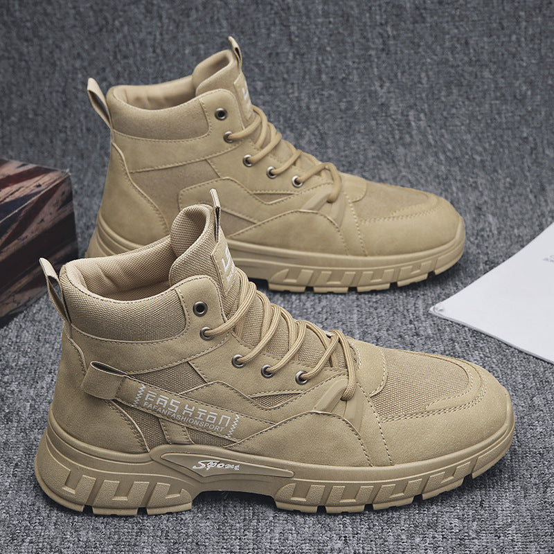 Herren robuste hochgeschnittene Utility-Boots mit Cordura-Einsätzen verstärkter Zehenkappe und stoßdämpfender Offroad-Sohle Drune