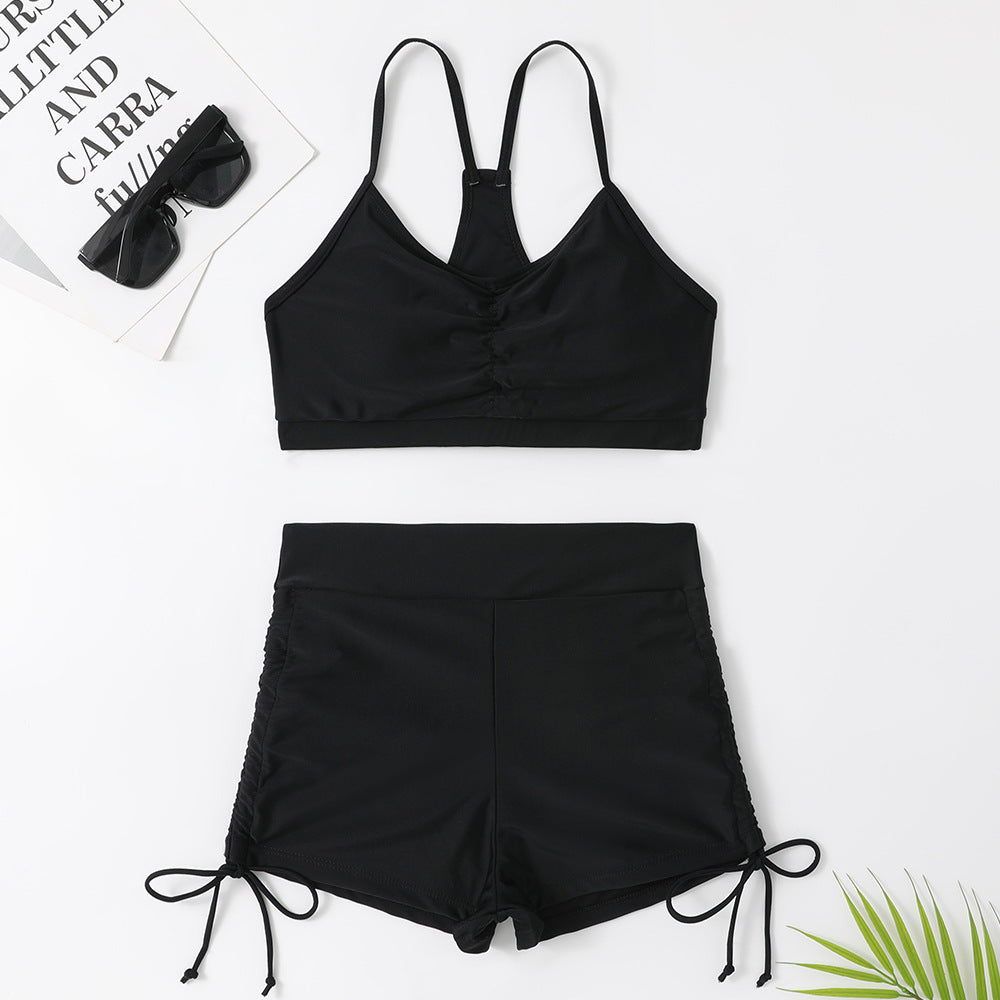 Femme Athletic Hochgeschnittenes Badeanzug-Set Drune