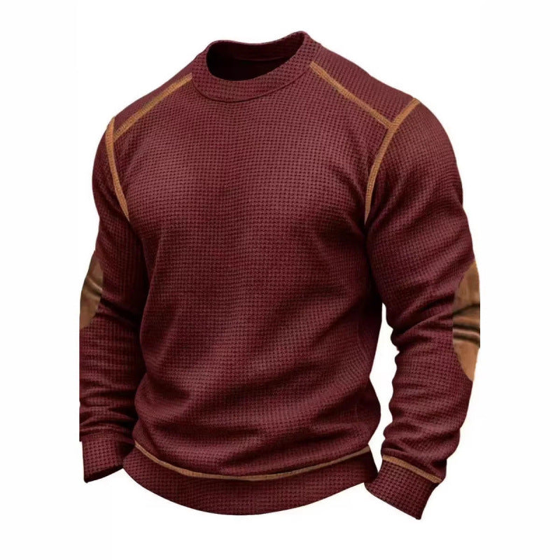 Herren Modischer Langarmpullover mit strukturiertem Design Drune