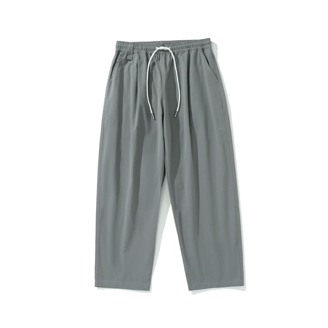 Damen Cropped-Komforthose mit elastischem Bund und Tunnelzug Drune