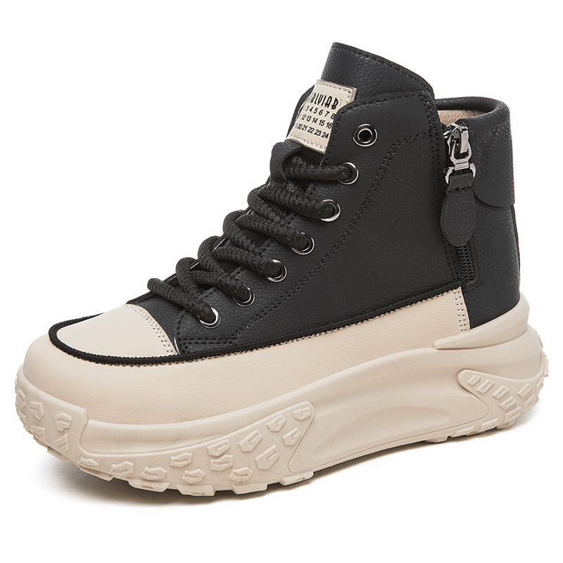 Damen High-Top Sneakers mit wasserabweisender Oberfläche und rutschfester Sohle Drune