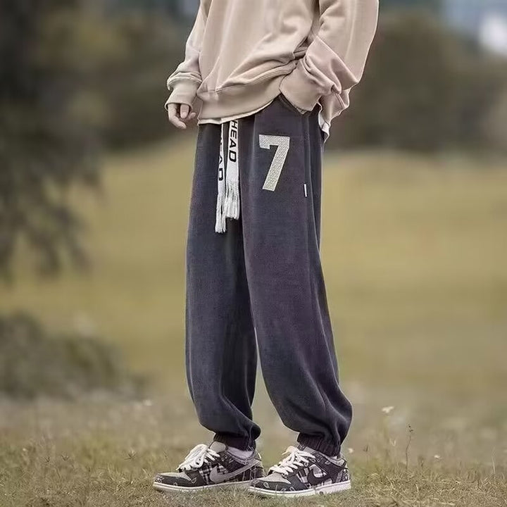 Herren Komfortable Relaxed-Fit Jogginghose Drune