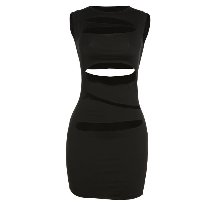 Damen figurbetontes Cut-Out Kleid Drune
