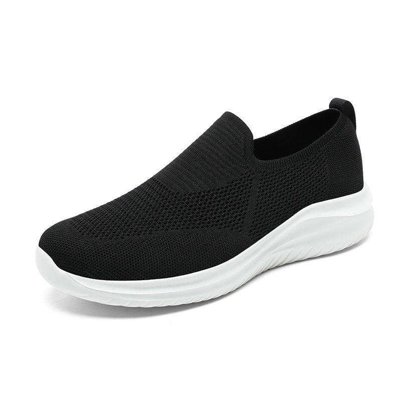 Unisex nan sockenähnlicher Strick-Slipper mit anatomischem Komfortfußbett und flexibler Leichtsohle Drune