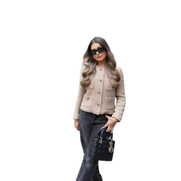 Damen elegante und stilvolle Kurzjacke Drune
