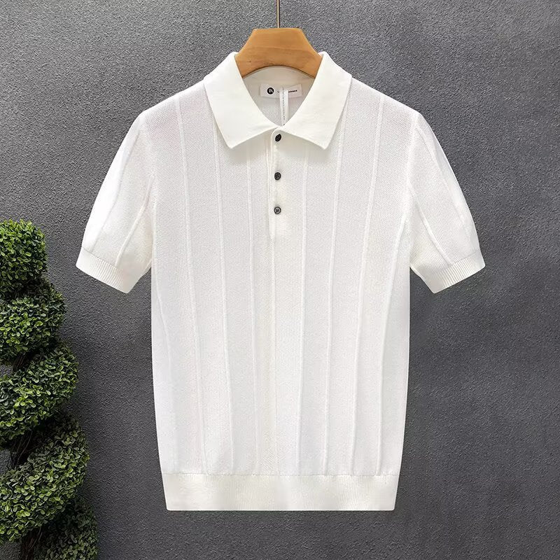 Herren Elegantes Poloshirt Drune