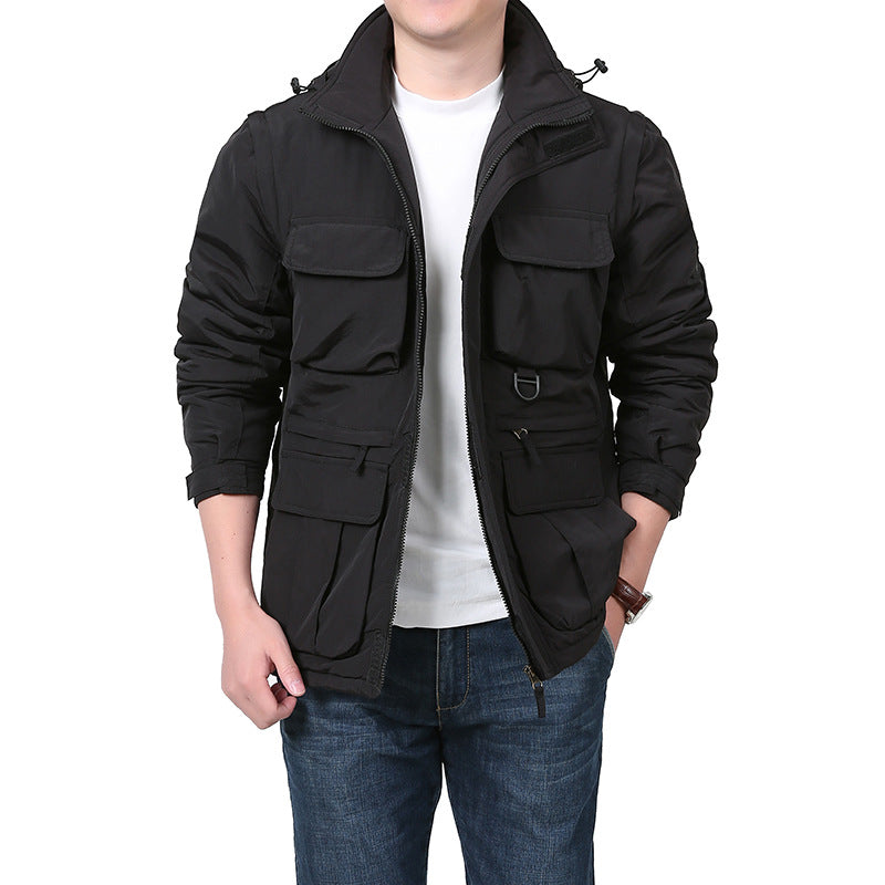 Herren Multifunktionale Outdoorjacke mit zahlreichen Taschen Drune