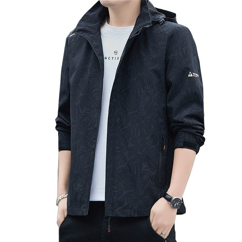 Herren Sportliche Übergangsjacke mit praktischem Kapuzendesign Drune