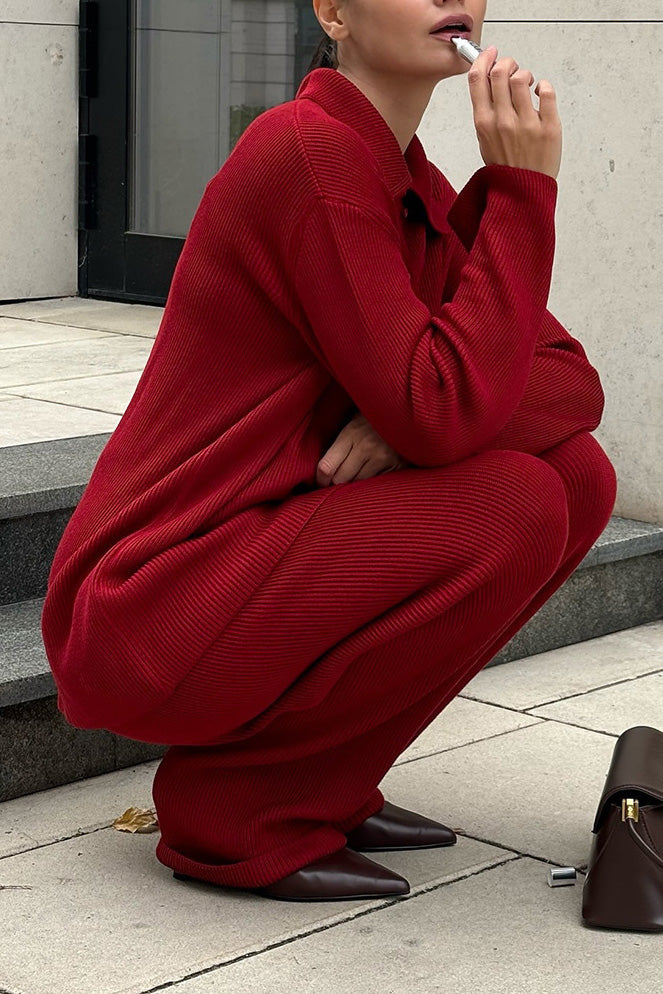 Drune | Royal Mile Strickjacke und Hose Zwei Teiliger Anzug