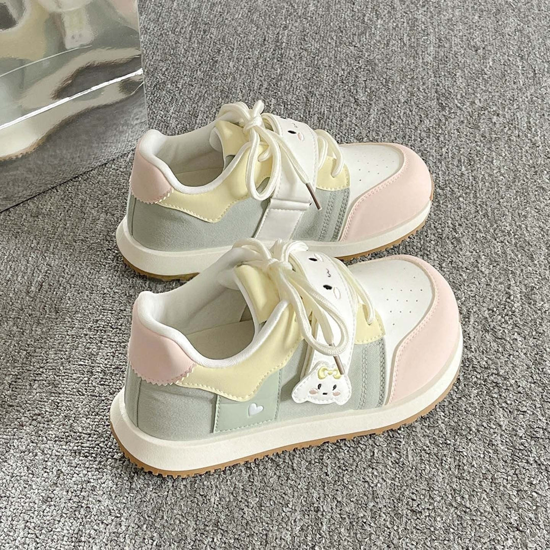 Damen Sportliche Sneakers mit verspielten Applikationen und atmungsaktiver Sohle Drune