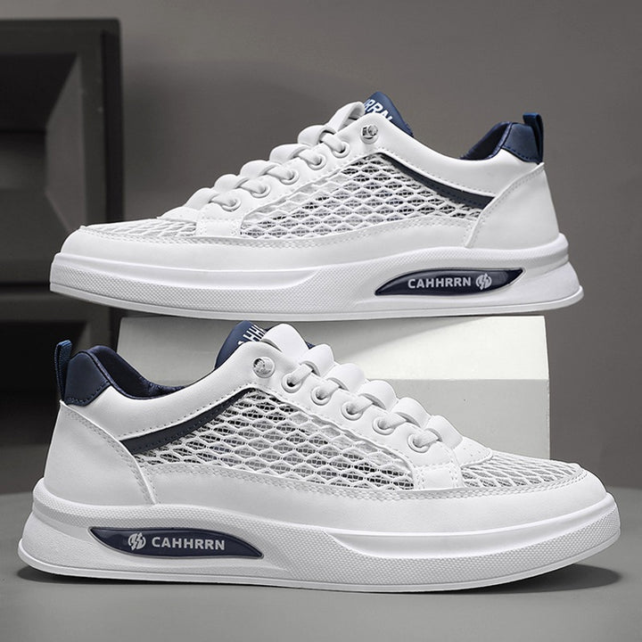 Unisex atmungsaktive Mesh-Plateau-Sneaker mit leichter Dämpfung und gepolstertem Komfortfußbett Drune