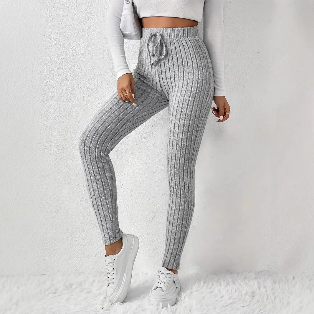 Damen Gefütterte Sweatpants mit Rippstruktur Drune