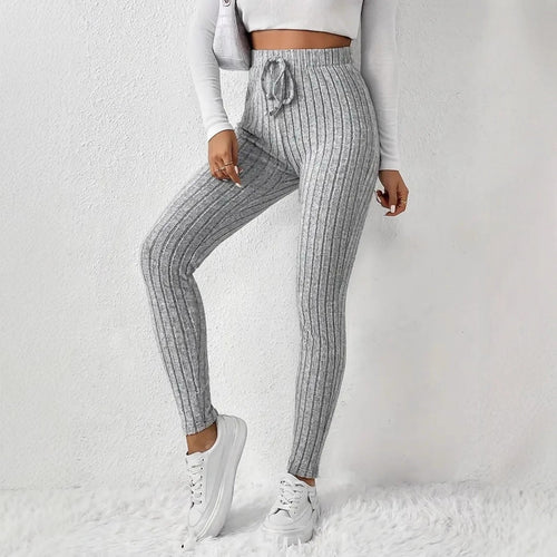 Damen Gefütterte Sweatpants mit Rippstruktur Drune