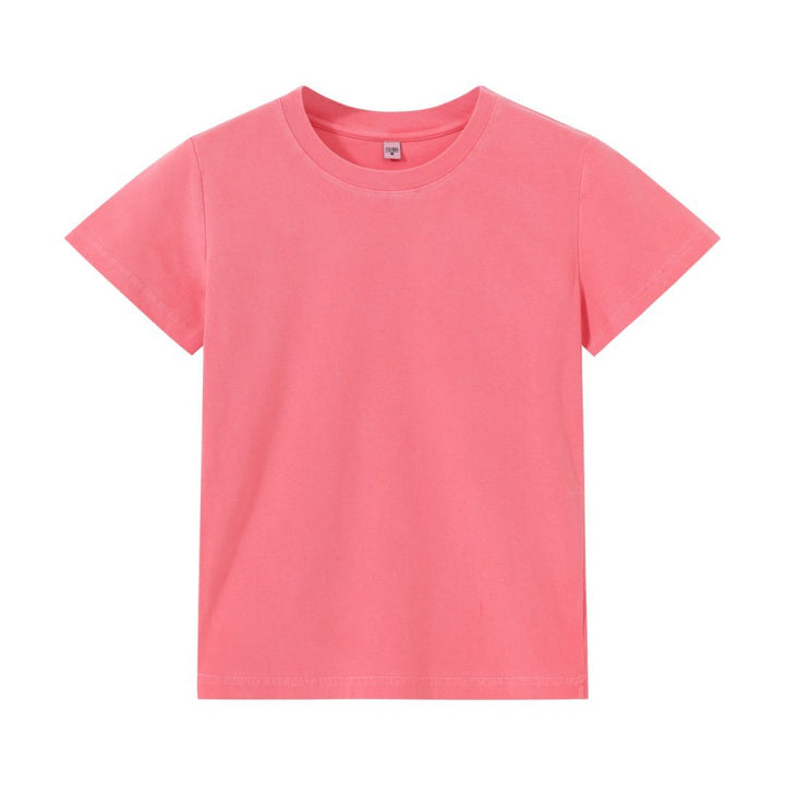 Drune | Schillerndes altes kurzes T-Shirt mit Färbung