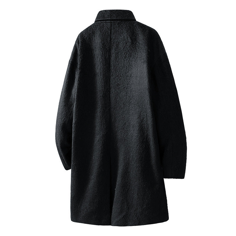 Damen Modische Wollmantel Drune