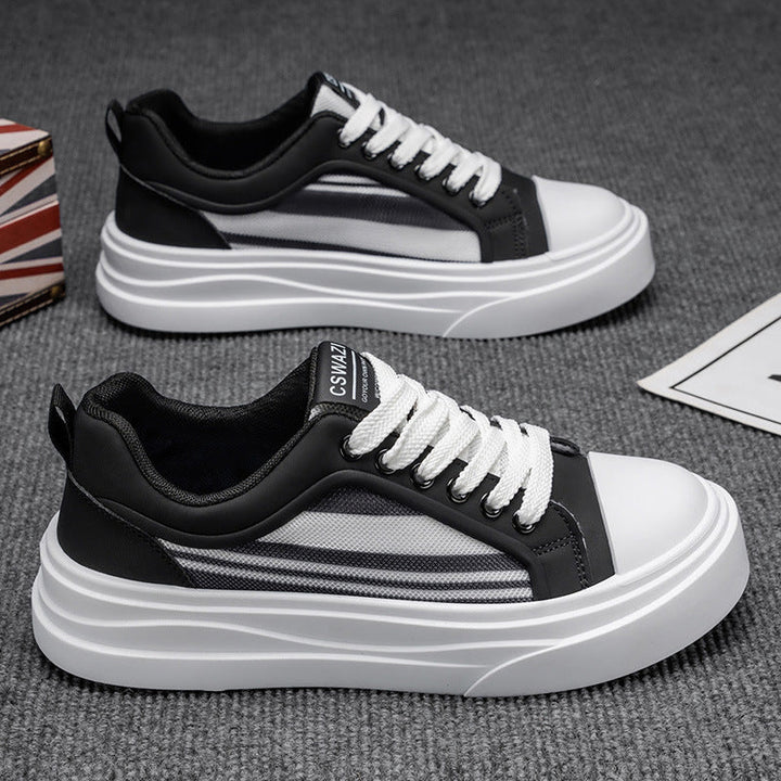 Damen Chunky Sneakers mit atmungsaktiven Einsätzen und modischen Designelementen Drune