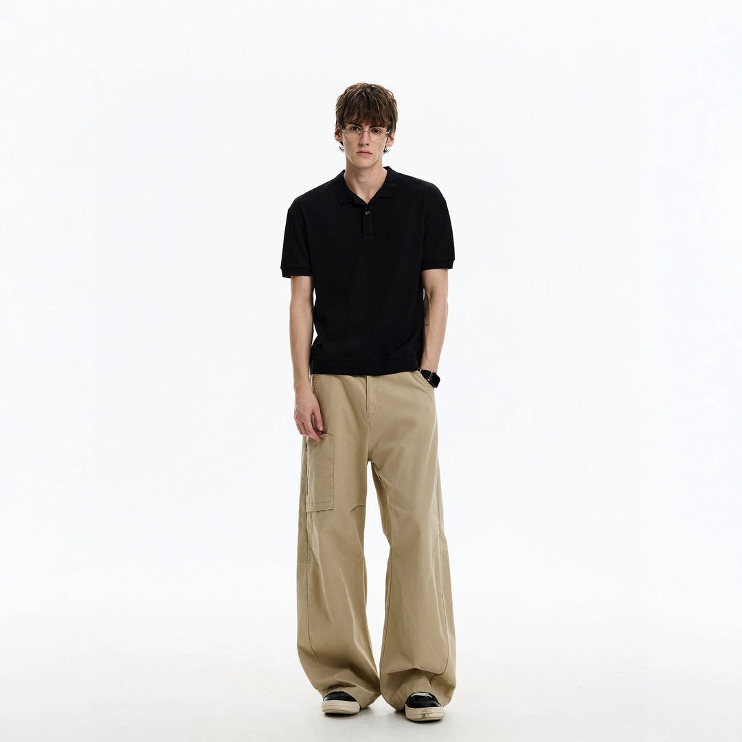 Herren Weitgeschnittene Utility-Hose Drune