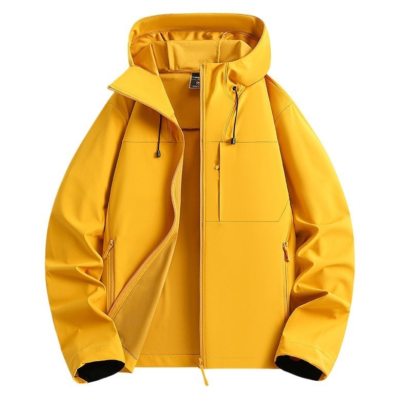 Herren Leichte und wasserdichte Outdoor-Jacke Drune