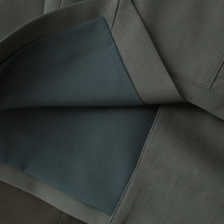 Damen Eleganter Midirock mit schicker Schlitzdetail Drune