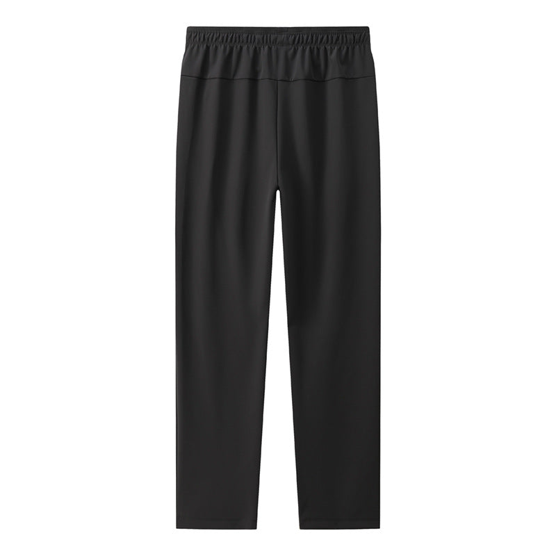 Herren Konische Travel-Jogginghose aus Funktionsjersey mit Elastbund, Kordelzug & verdeckten Reißverschlusstaschen Drune