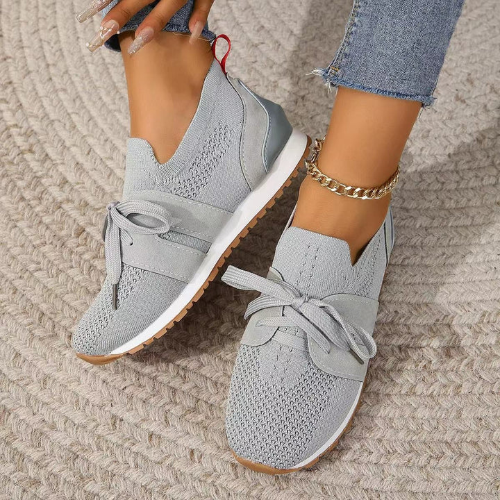 Damen Atmungsaktive Sneaker mit flexiblem Obermaterial und rutschfester Sohle Drune