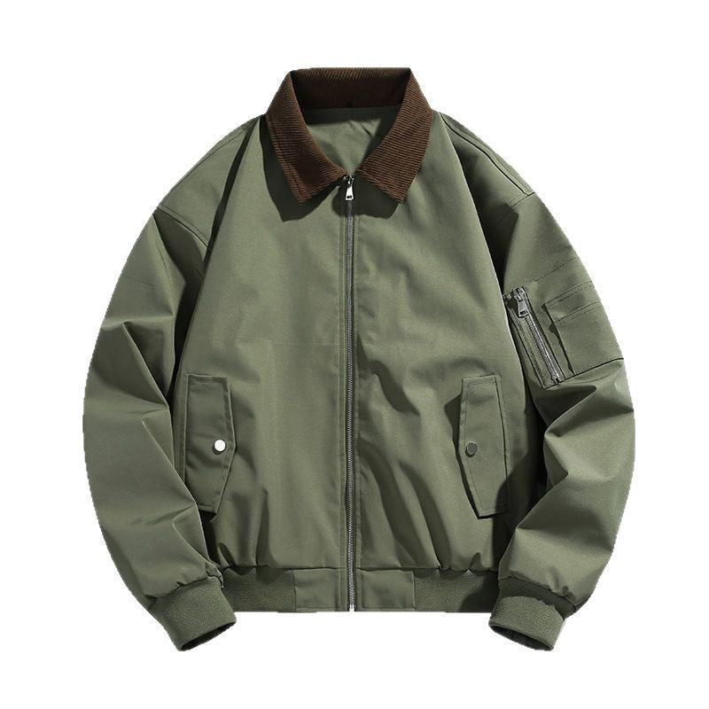 Herren Modische Übergangsjacke mit Steppdesign Drune