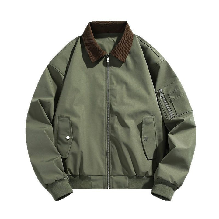 Herren Modische Übergangsjacke mit Steppdesign Drune