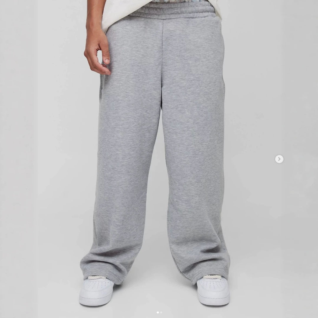 Unisex nan gefütterte Sweatpants mit elastischem Komfortbund, geradem Bein und seitlichen Eingrifftaschen Drune