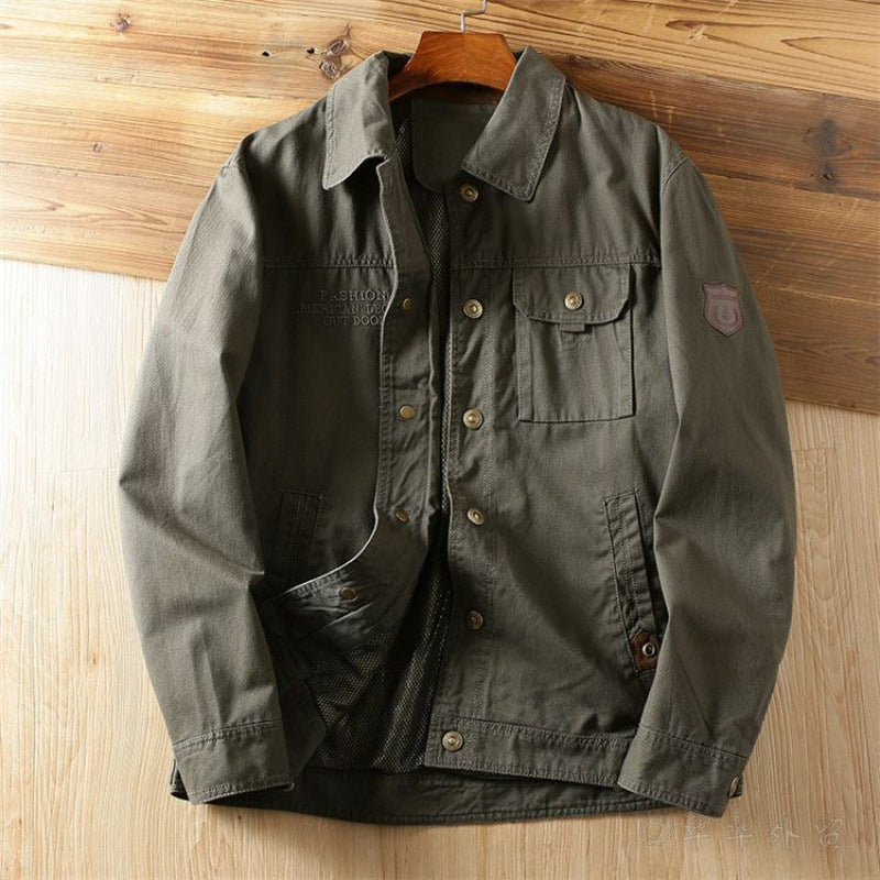 Herren Praktische Übergangsjacke mit zahlreichen Taschen Drune