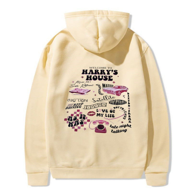 Damen Kapuzenpullover mit einzigartigem Grafikdesign Drune