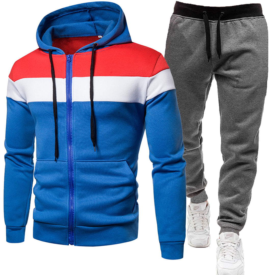 Herren nan zweiteiliges Freizeit-Jogginganzug-Set Drune