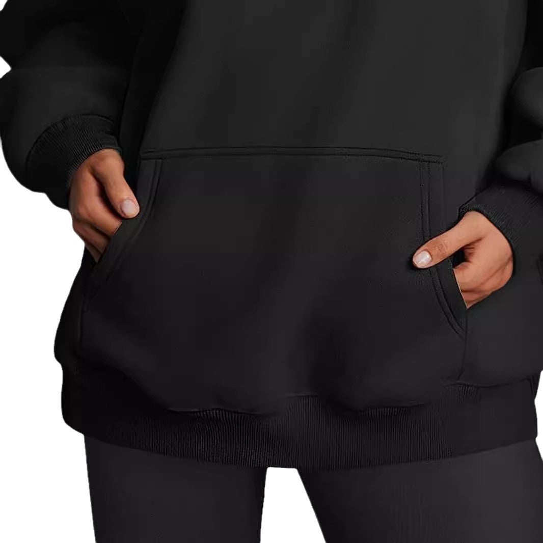Damen oversized Kapuzenpullover Drune