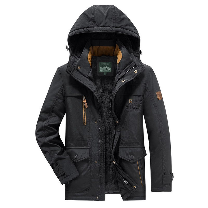 Herren Multifunktionale Outdoor-Jacke mit Fleece-Futter Drune