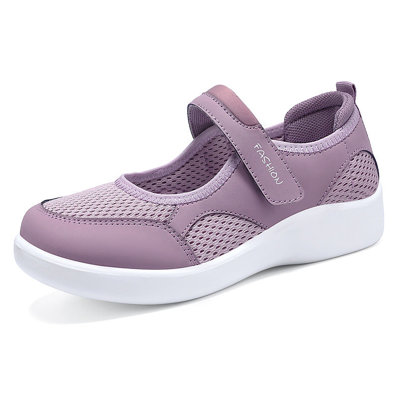 Damen Modische Sneaker mit Klettverschluss Drune