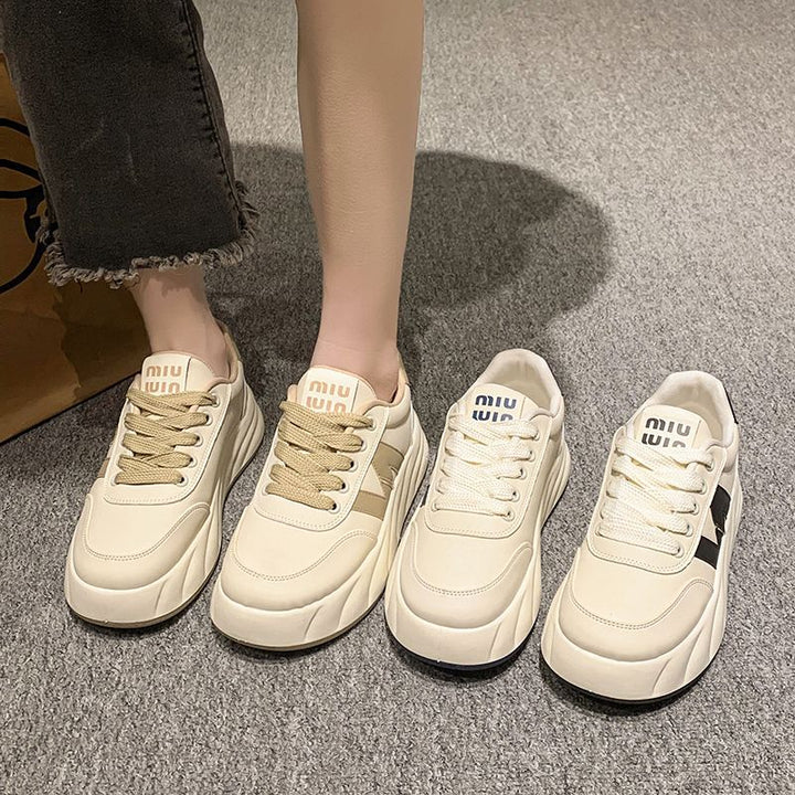 Damen modische Sneaker mit einzigartiger Sohlenstruktur und atmungsaktivem Obermaterial Drune