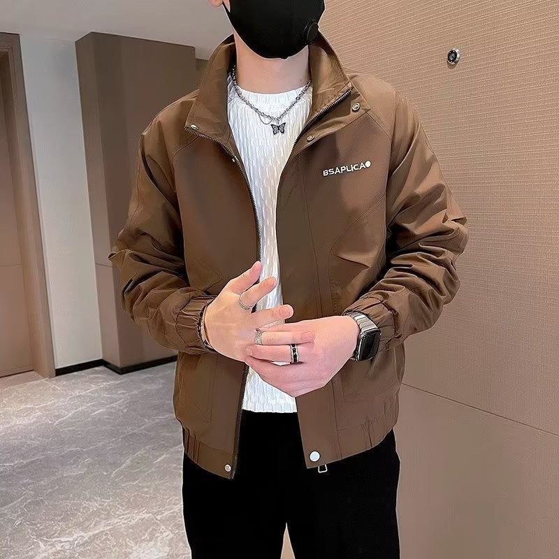Herren Modische Übergangsjacke mit funktionalen Taschen Drune