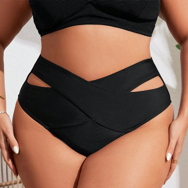 Damen Hoch taillierter Bikinislip mit raffiniertem Schnitt und seitlichen Cut-Outs Drune