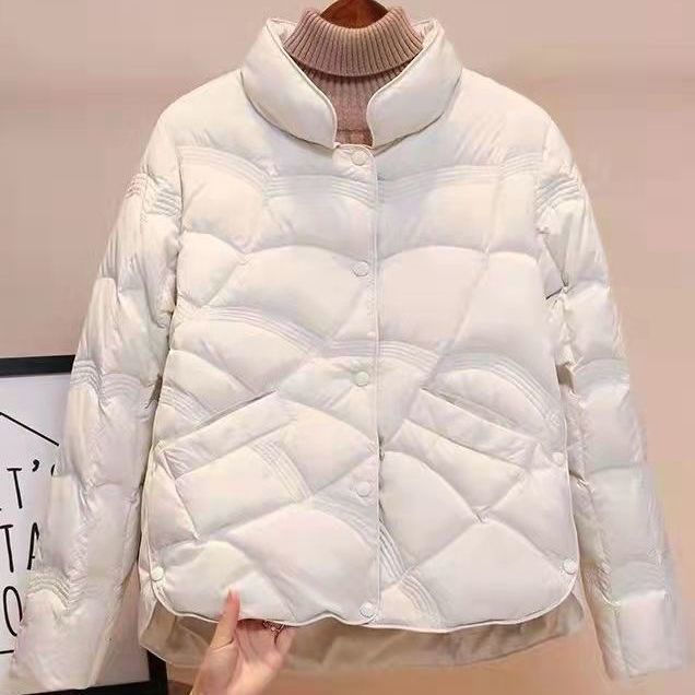 Damen Stepp-Thermo-Blouson mit hochgeschlossenem Kragen und dekorativer Wellensteppung Drune
