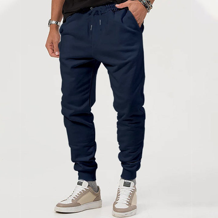 Herren bequeme Sweatpants mit elastischem Bund und seitlichen Eingrifftaschen Drune