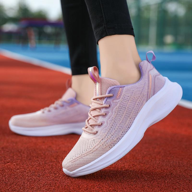 Unisex nan nahtloser Strick-Performance-Sneaker mit gepolsterter Wellen-Zwischensohle Drune