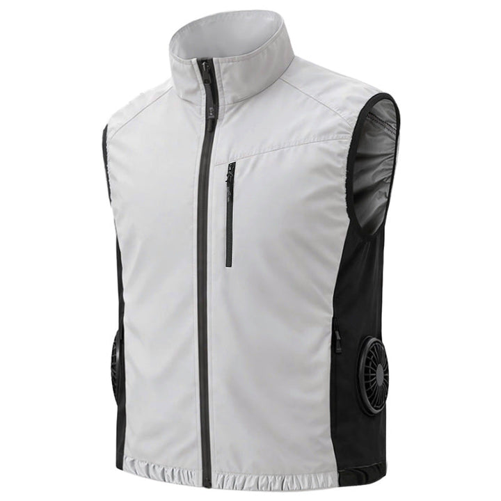Unisex nan ergonomische Kühlweste mit integrierten Ventilatoren und Akkuanschluss Drune