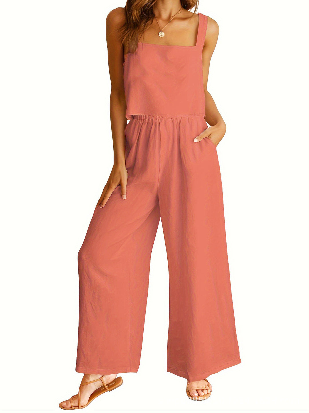 Damen Weitgeschnittene Jumpsuit Drune