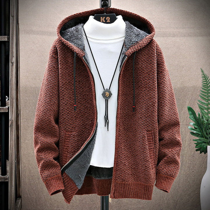 Damen gemütliche Kapuzenjacke mit weichem Innenfutter und innovativem Schnitt Drune