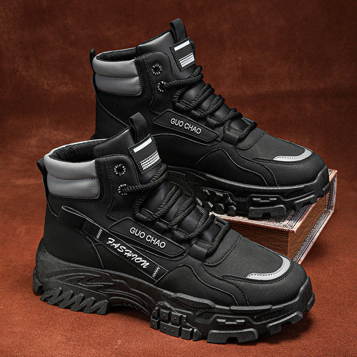 Damen Sportliche Hiking Stiefel mit rutschfester Sohle und atmungsaktivem Obermaterial Drune