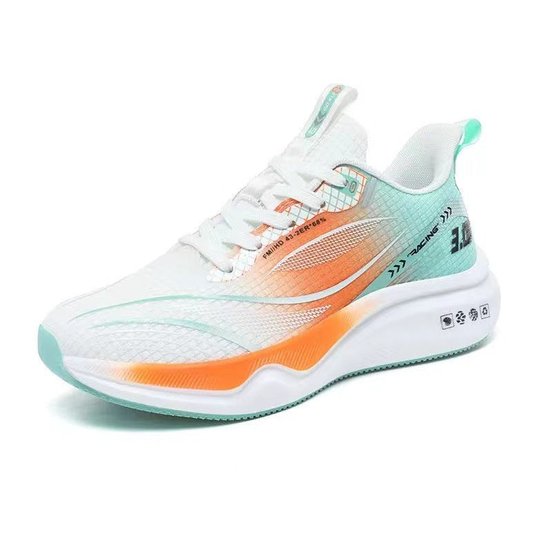 Unisex leichte Street-Running Sneaker mit geformter Energierückführungssohle und atmungsaktivem Netzoberteil Drune