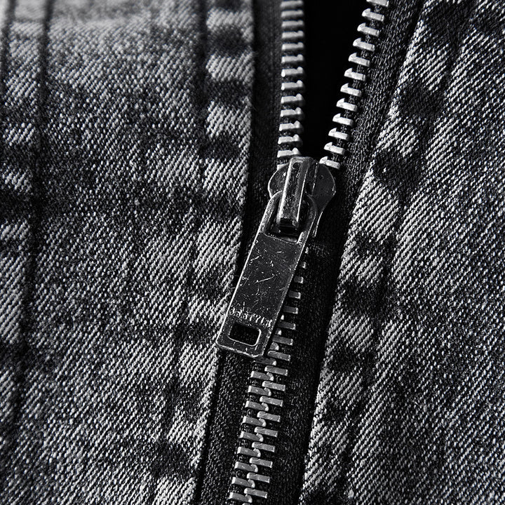 Herren Modische Denimjacke mit modischem Schnitt Drune