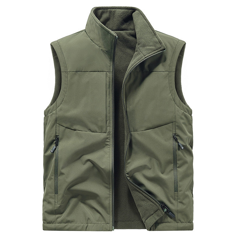 Damen Bequeme Fleece-Weste Drune